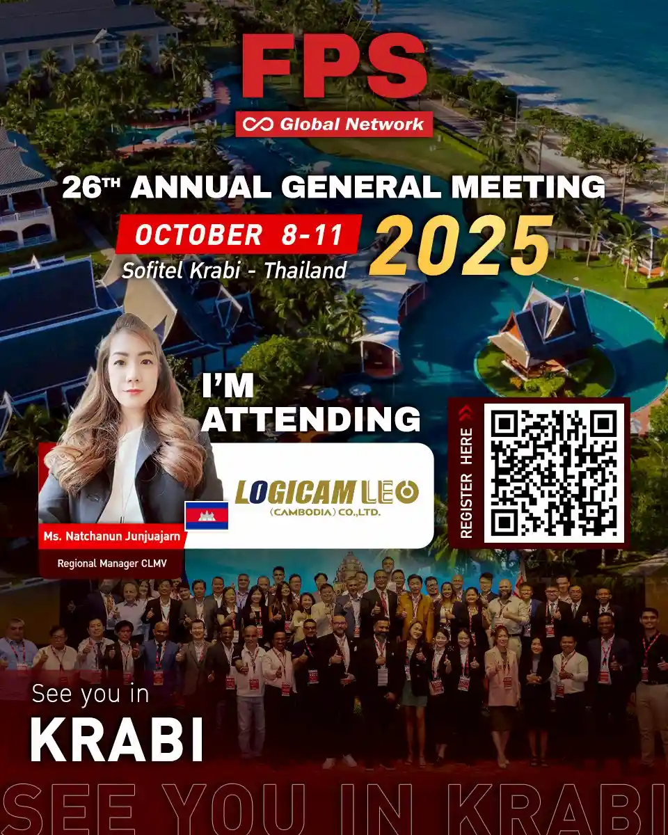 We’re excited to welcome Ms. Natchanun Junjuajarn from Logicam Leo Cambodia 🇰🇭 to the 26th FPS Global Conference in Krabi! 🌟