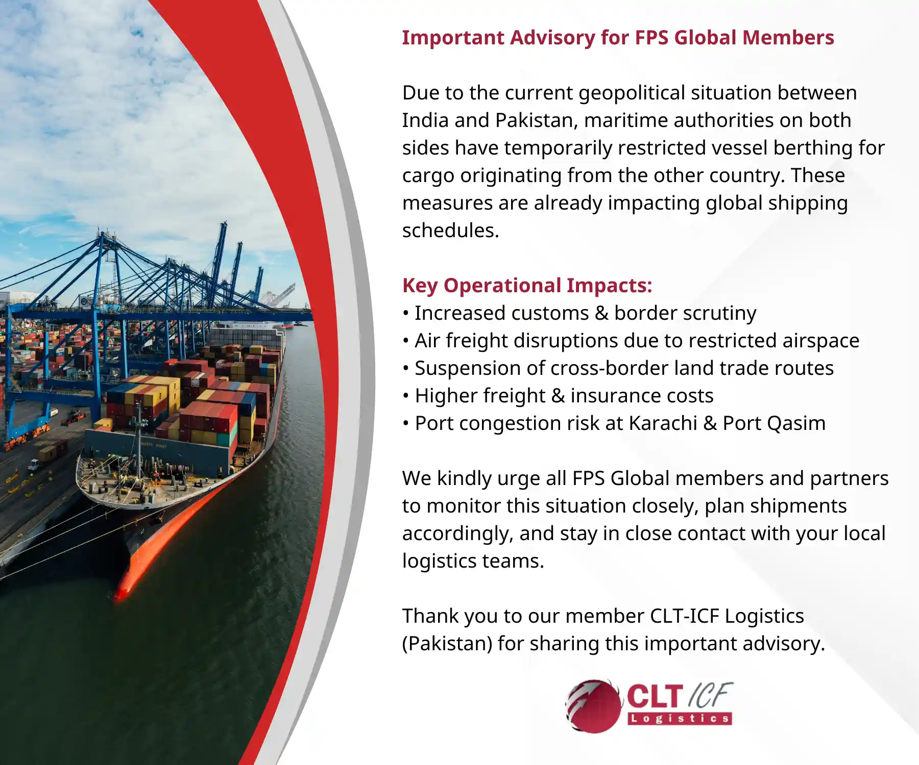 🚨 Important Advisory for FPS Global Members 🚨