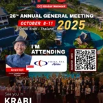 We’re excited to welcome Mr. Gerard Goh from China Sea Marine (Singapore) to the 26th FPS Global Conference in Krabi! 🌟