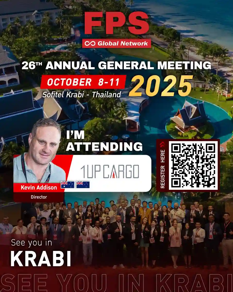 You are currently viewing We’re excited to welcome Mr. Kevin Addison from 1UP Cargo (Australia & New Zealand) 🇦🇺 🇳🇿 to the 26th FPS Global Conference in Krabi! 🌟