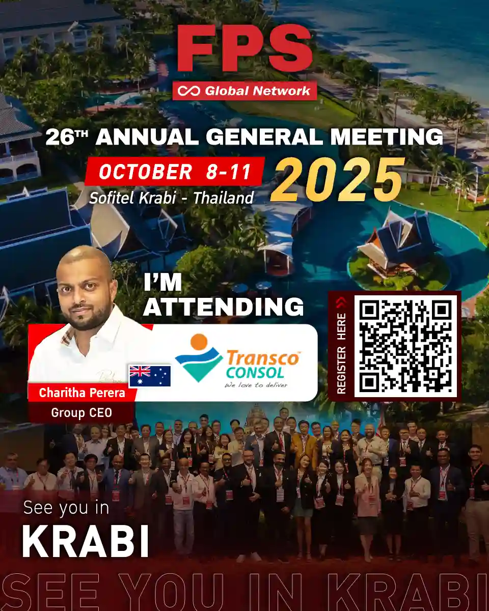 We’re excited to welcome Mr. Charitha Perera from Transco International (Aust) Pty Ltd to the 26th FPS Global Conference in Krabi! 🌟