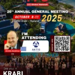 We’re excited to welcome Mr. Dimitris Mendrinos from Aktis Shipping and Forwarding Ltd (Greece) 🇬🇷 to the 26th FPS Global Conference in Krabi! 🌟