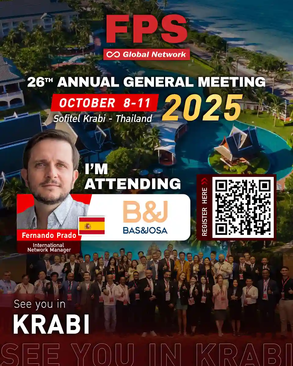 Read more about the article We’re excited to welcome Mr. Fernando Prado from BAS & JOSA (Spain) 🇪🇸 to the 26th FPS Global Conference in Krabi! 🌟
