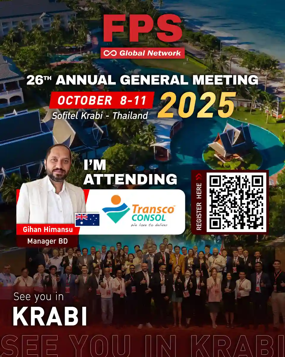 We’re excited to welcome Mr. Gihan Himansu from Transco International (Aust) Pty Ltd. to the 26th FPS Global Conference in Krabi! 🌟