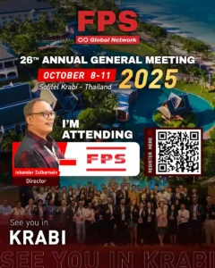 Read more about the article We’re excited to welcome Mr. Iskandar Zulkarnain from FPS Indonesia to the 26th FPS Global Conference in Krabi! 🌟