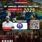 We’re excited to welcome Mr. John Bosco Origa from Genuine Freight Services Limited (Kenya) to the 26th FPS Global Conference in Krabi! 🌟