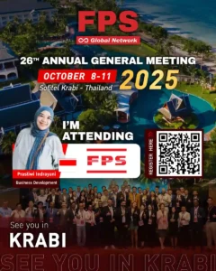 Read more about the article We’re excited to welcome Ms. Prastiwi Indrayani from FPS Indonesia to the 26th FPS Global Conference in Krabi! 🌟