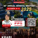 We’re excited to welcome Mr. Kosuke Tanaka from Famous Pacific Shipping (Japan) 🇯🇵 to the 26th FPS Global Conference in Krabi! 🌟