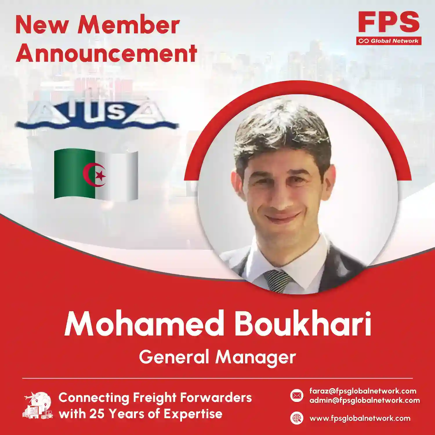 You are currently viewing 🌏 New Member Announcement: Welcome EURL ALTISA 🇩🇿 to FPS Global Network! 🎉