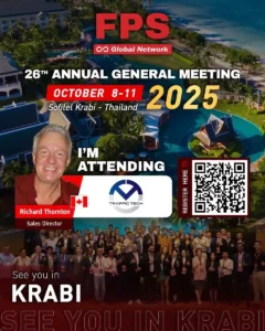 Read more about the article We’re excited to welcome Mr. Richard Thornton from Traffic Tech (Canada) 🇨🇦 to the 26th FPS Global Conference in Krabi! 🌟