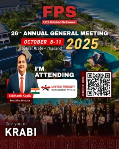 Read more about the article We’re excited to welcome Mr. Siddharth Kapila from United Freight Management Private Limited (India) 🇮🇳 to the 26th FPS Global Conference in Krabi! 🌟