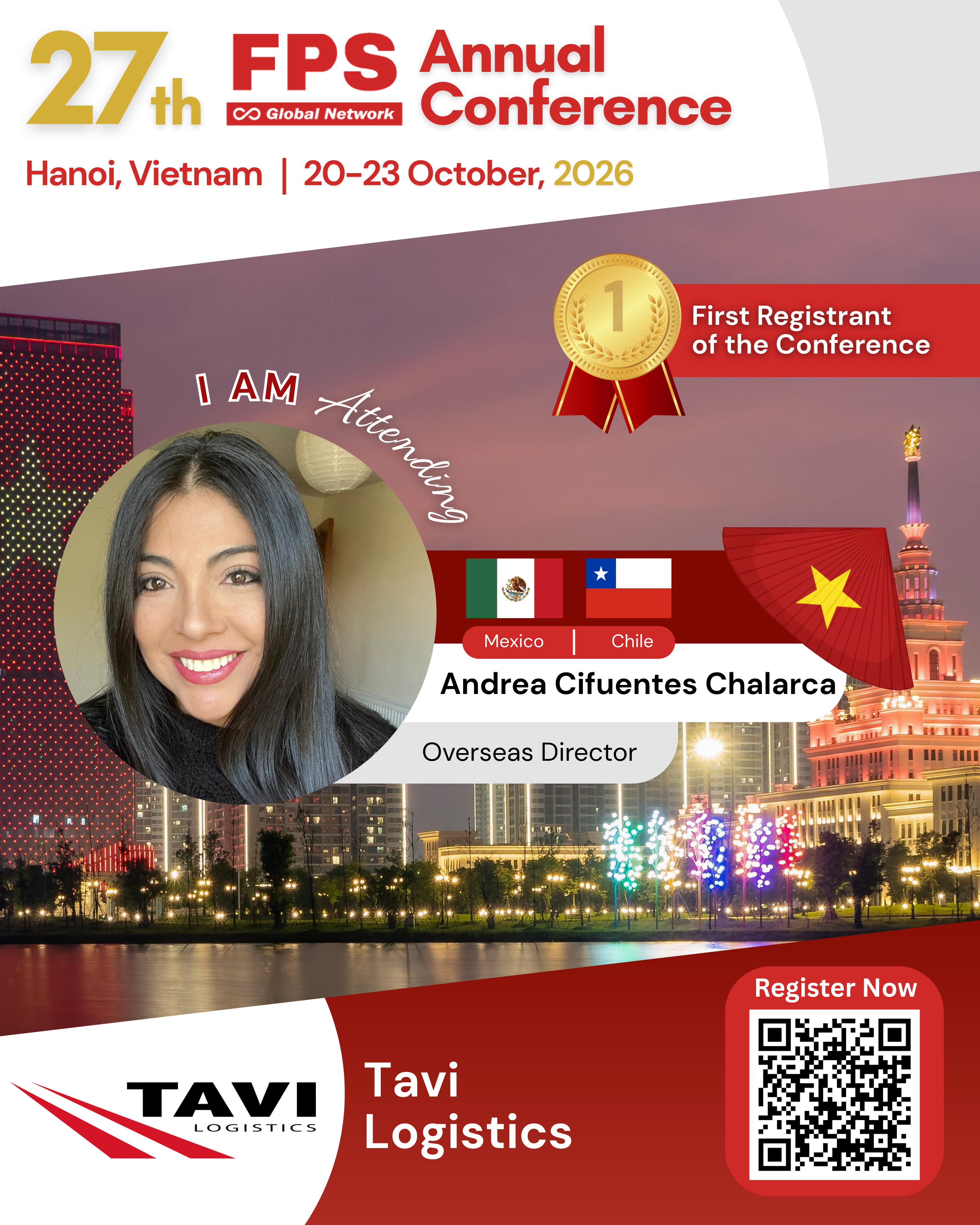 You are currently viewing First Delegate Confirmed for Hanoi 2026