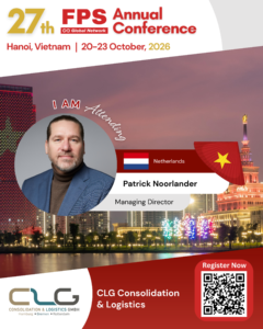 Read more about the article Patrick Noorlander from CLG Consolidation & Logistics B.V., Netherlands Confirmed for 27th FPS Global Hanoi 2026