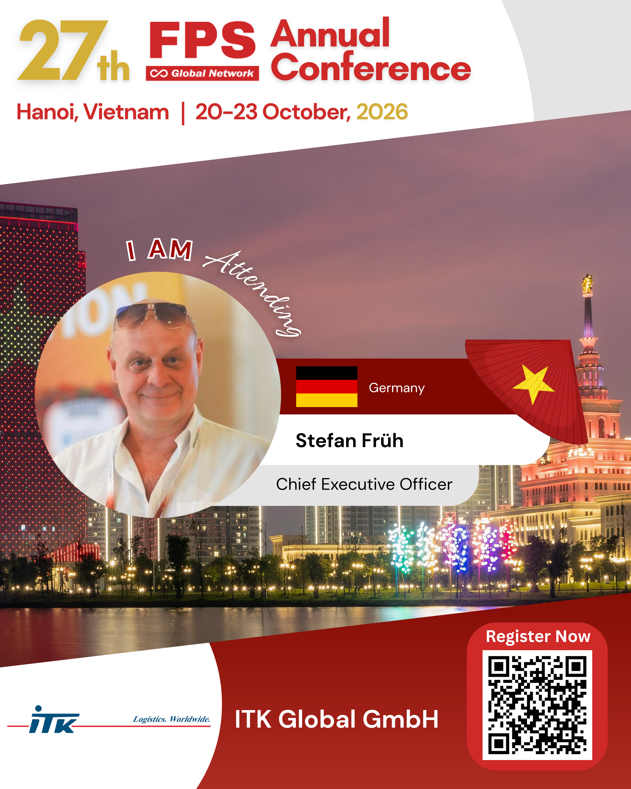 You are currently viewing Stefan Früh from ITK Global GmbH, Germany Confirmed for 27th FPS Global Hanoi 2026