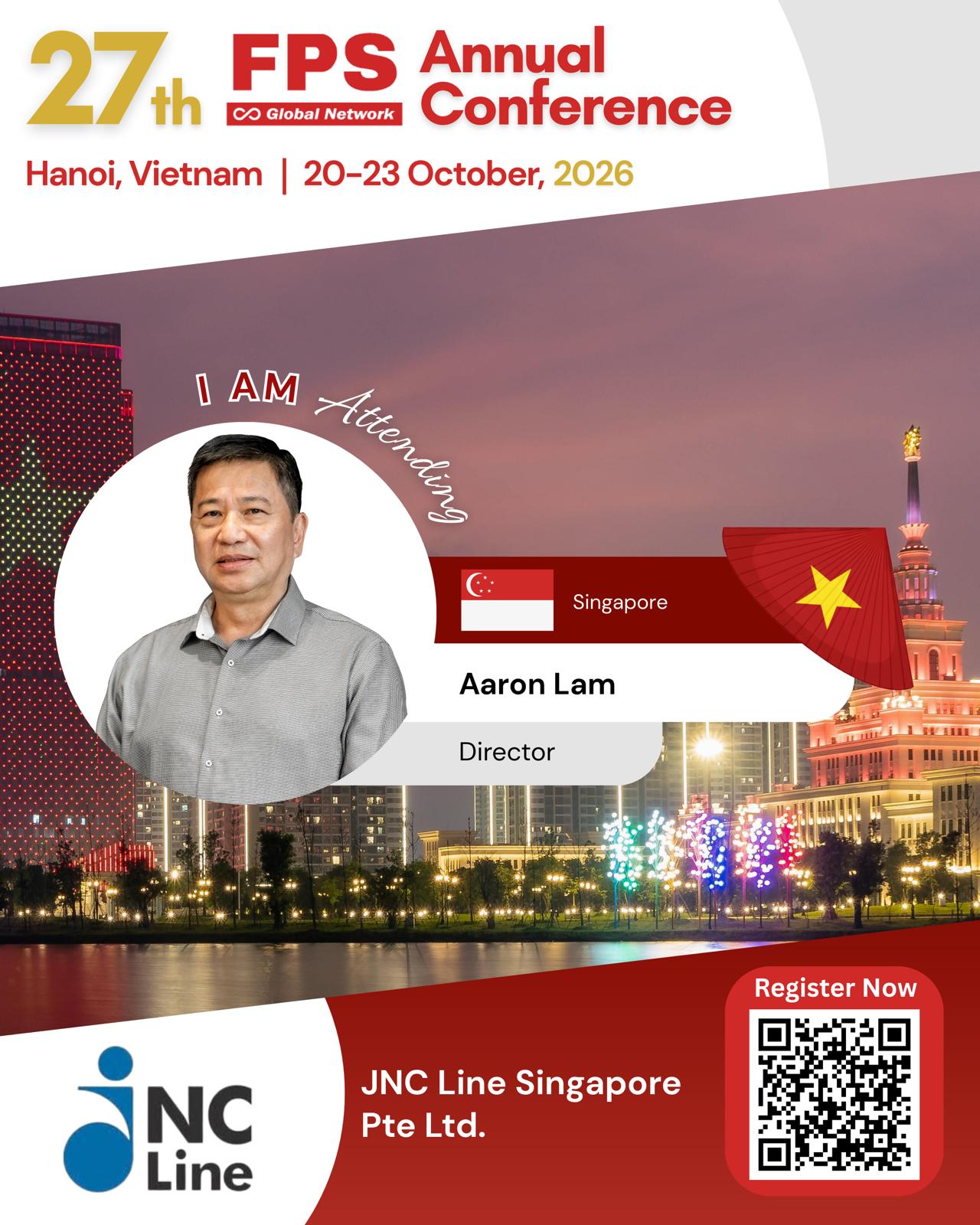 Read more about the article Aaron Lam from JNC Line, Singapore Confirmed for 27th FPS Global Hanoi 2026