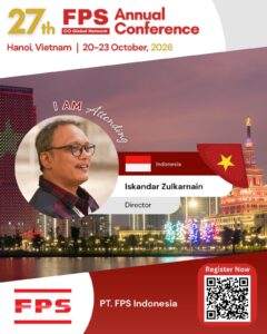 Read more about the article Iskandar Zulkarnain from PT FPS Indonesia Confirmed for 27th FPS Global Hanoi 2026