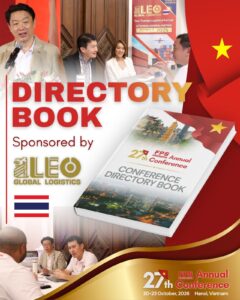 Read more about the article LEO Global Logistics (Thailand)  announced as Directory Book Sponsor for 27th FPS Global Hanoi 2026