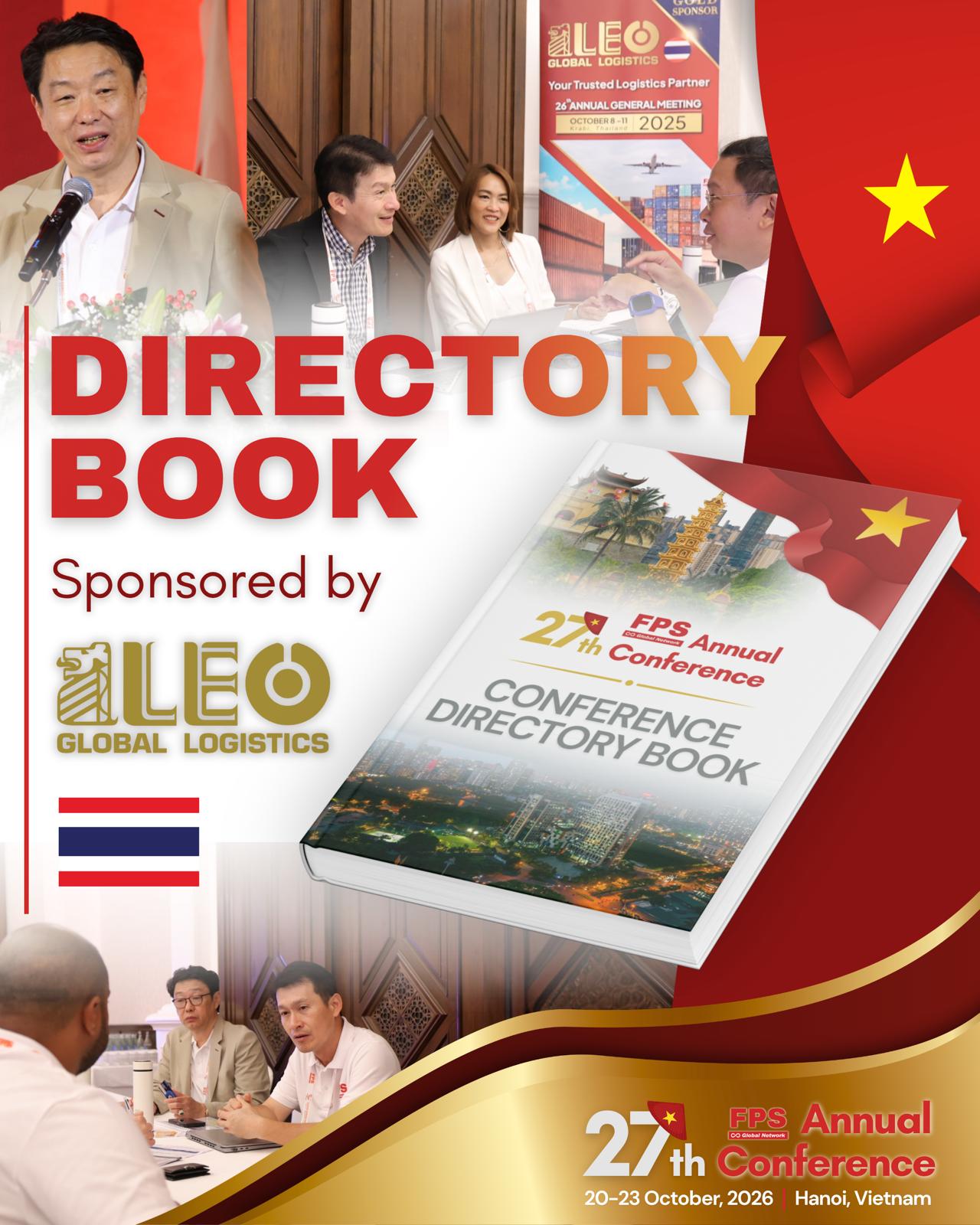 You are currently viewing LEO Global Logistics (Thailand)  announced as Directory Book Sponsor for 27th FPS Global Hanoi 2026